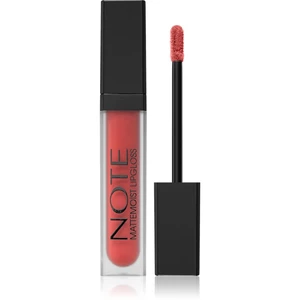 Note Cosmetique Mattemoist Lip Gloss lesk na rty s krémovou texturou 404 Jolly 6 ml