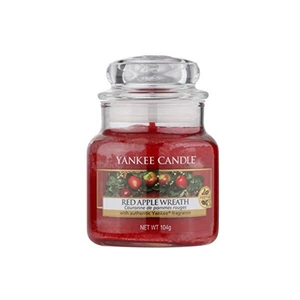 Yankee Candle Red Apple Wreath vonná sviečka Classic malá 104 g