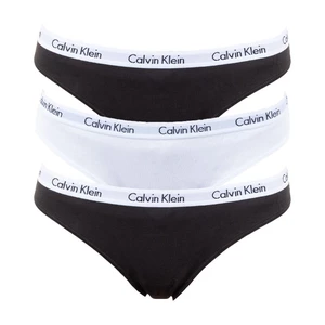 Calvin Klein 3 PACK - dámské kalhotky Bikini QD3588E-WZB XL