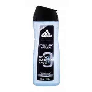Adidas Dynamic Pulse sprchový gel na obličej, tělo a vlasy 3 v 1 400 ml
