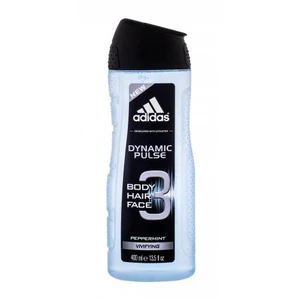 Adidas Dynamic Pulse sprchový gél na tvár, telo a vlasy 3v1 400 ml