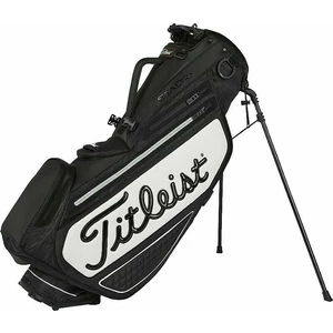 Titleist Tour Series Premium StaDry Black/Black/White Borsa da golf Stand Bag