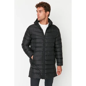 Trendyol Black Men Regular Fit Down Jacket With Side Zipper