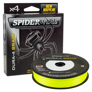 Spiderwire splietaná šnúra dura4 300 m yellow - priemer 0,17 mm / nosnosť 15 kg