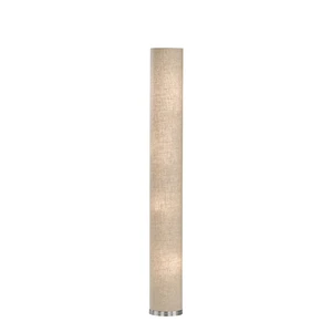 Béžová stojacia lampa Fischer & Honsel Thor, výška 156 cm