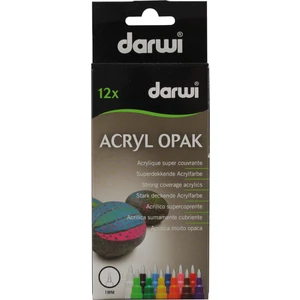 DARWI ACRYL fixy sada 12 x 3 ml [Kreativita, Výtvarné Potřeby]