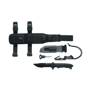 Nůž s pevnou čepelí Survival Elite Force® (Barva: Černá, Varianta: Černá)