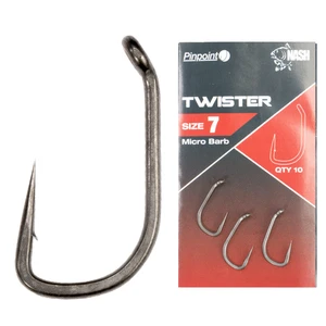 Nash háčky pinpoint twister micro barbed-velikost 4