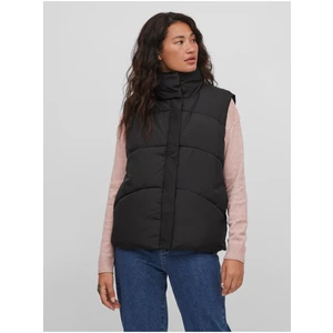 Black Quilted Vest VILA Nilly - Women