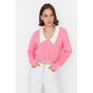 Trendyol Cardigan - Pink - Regular fit