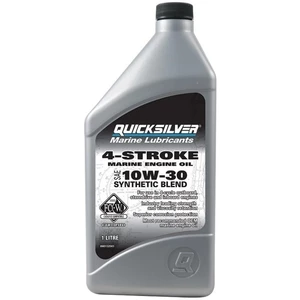 Quicksilver FourStroke Outboard Engine Oil Synthetic Blend 10W30 Huile moteur marine