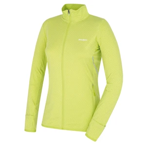 Women's zipper sweatshirt HUSKY Astel L bright green