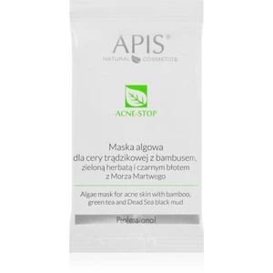 Apis Natural Cosmetics Acne-Stop Professional čistiaca a zjemňujúca maska pre mastnú pleť so sklonom k akné 20 g