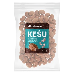 Allnature Kešu v mléčné čokoládě 500 g