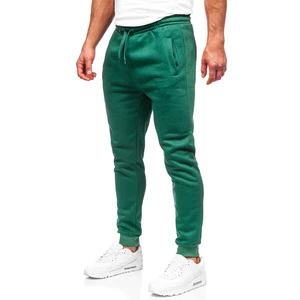 Pantaloni de trening bărbați verde Bolf CK01