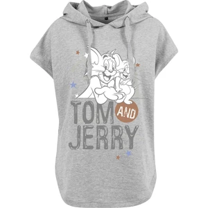 Tom & Jerry Felpa con cappuccio Logo Grigio XS