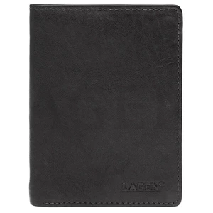 Lagen Pánska kožená peňaženka 2103 E Black