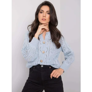 OH BELLA Light blue cardigan sweater