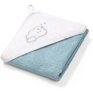 BabyOno Towel osuška s kapucí 76 x 76 cm Blue 1 ks