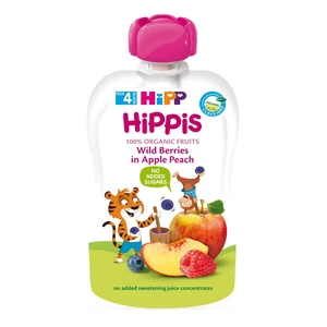 HiPP HiPPiS BIO 100% ovoce Jablko-Broskev-Lesní ovoce 100g