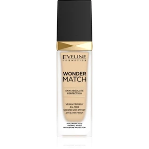 Eveline Cosmetics Wonder Match dlhotrvajúci tekutý make-up s kyselinou hyalurónovou odtieň 05 Light Porcelain 30 ml