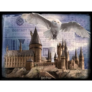 HM Studio 3D puzzle Harry Potter Bradavice a Hedwig 500 ks