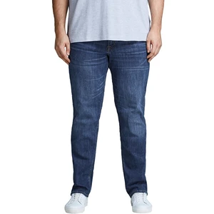 Jack&Jones PLUS Pánske džínsy Slim Fit JJITIM JJORIGINAL 12153646 Blue Denim 46/32