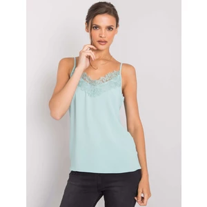 Ladies' mint top with straps