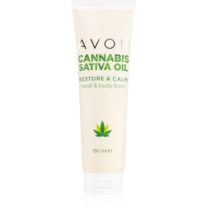 Avon Cannabis Sativa Oil krém na ruce a tělo s konopným olejem 150 ml