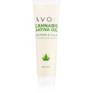 Avon Cannabis Sativa Oil krém na ruce a tělo s konopným olejem 150 ml