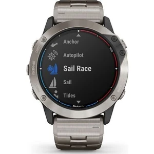 Garmin quatix 6X SOLAR, Titanium, Titanium band