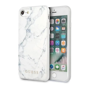 Tok Guess Marble for iPhone SE/8/7, fehér