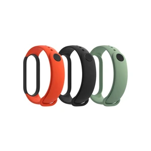 Xiaomi Mi Band 5 Strap, black, orange, cyan