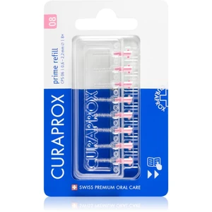 Curaprox Prime Refill náhradné medzizubné kefky v blistrovom balení CPS 08 0,6 - 2,2 mm 8 ks