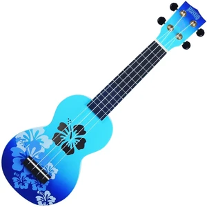 Mahalo Hibiscus Sopran Ukulele Hibiscus Blue Burst