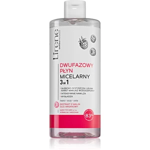 Lirene Cleansing Care Raspberry dvoufázová micelární voda 3 v 1 400 ml