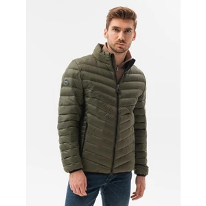 Ombre Clothing Men's mid-season quilted jacket C528