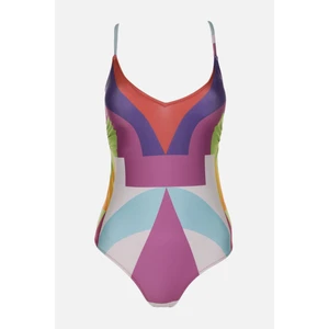 Trendyol Multi Color Print Detail Swimsuit