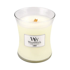 WoodWick Vonná sviečka váza Linen 275 g