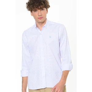 G689 DEWBERRY MEN's SHIRT-WHITE