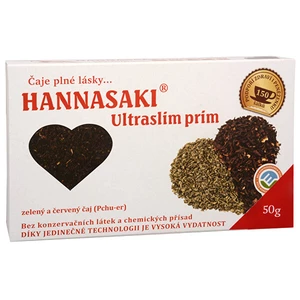 Čaje Hannasaki Hannasaki Ultraslim Prim - směs zeleného a červeného čaje 50 g