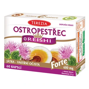 Terezia Company TEREZIA Ostropestřec + reishi forte 60 kapslí