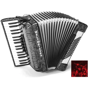 Weltmeister Achat 72 34/72/III/5/3 Roșu Acordeon cu clape