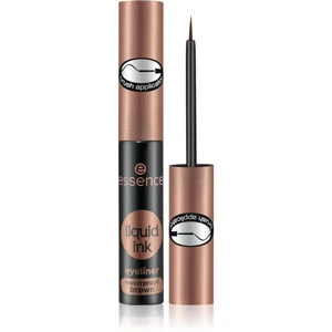 Essence Liquid Link voděodolné oční linky odstín 02 Ash Brown 3 ml