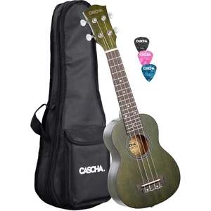Cascha HH 2265 Premium Szoprán ukulele Zöld