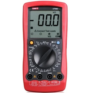 UNI-T UT58D LCD Digital Volt Amp Ohm Capacitance Inductance Multimeter