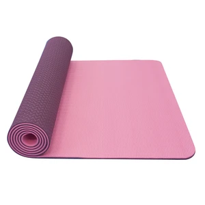 YATE podložka YOGA MAT dvojvrstvová mat. TPE ružová/fialová