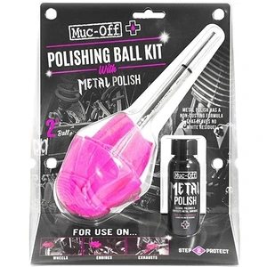 Muc-Off Polishing Ball Kit w 50ml Metal Polish Cosmetica moto