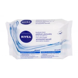 Nivea Osvěžující pleťové ubrousky 3v1 (Cleansing Wipes) 25 ks