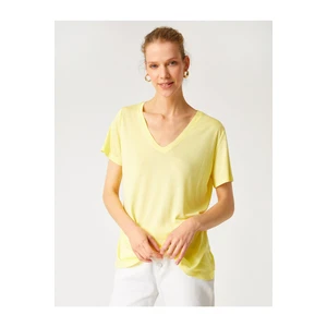 Koton Crew Neck Short Sleeve Basic T-Shirt